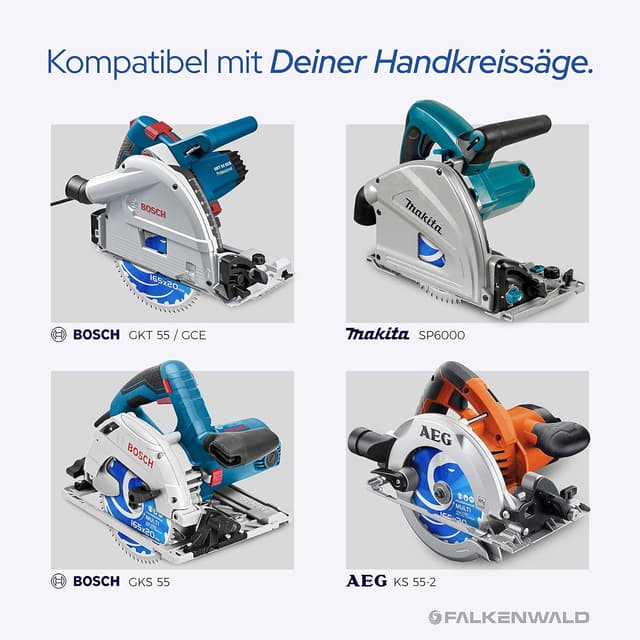Thumbnail 3 de FALKENWALD Kreissägeblatt 165×20 mm — Hartmetallblatt für Holz & Metall