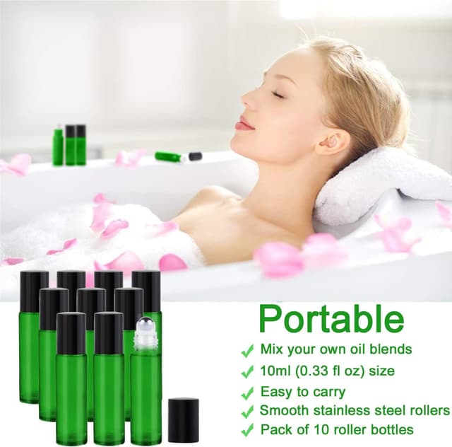 Thumbnail 6 de 10ml Essential Oil Roller Bottles set