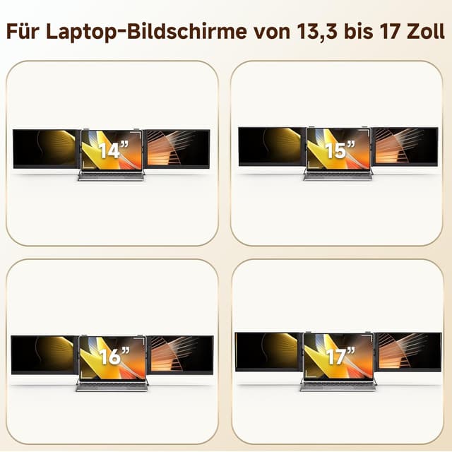 Thumbnail 5 de Newwin Laptop Bildschirmerweiterung 14 Zoll
