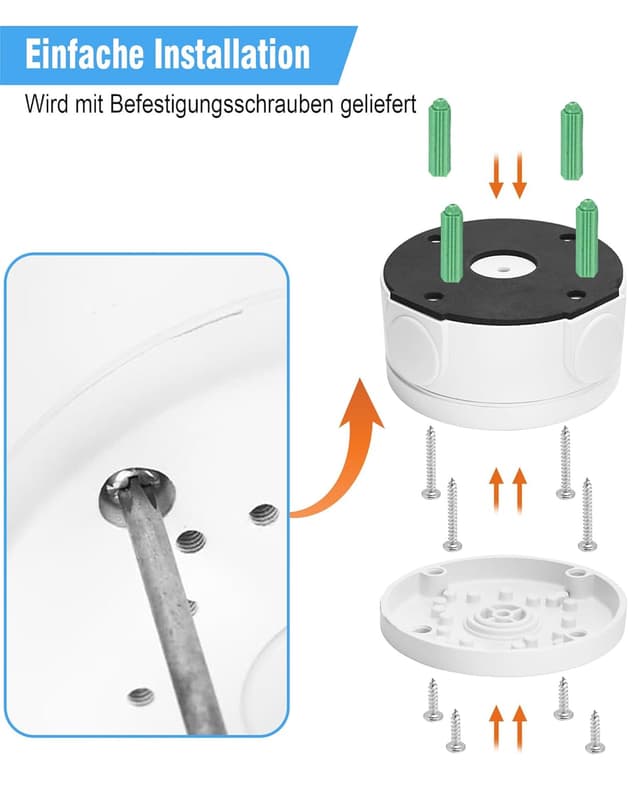 Thumbnail 4 de 4 Pezzi Scatola Giunzione Telecamera