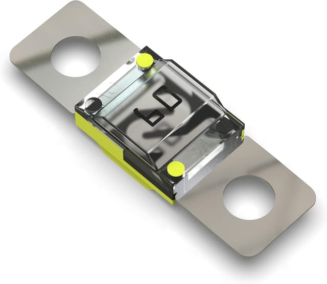 Detalle 2 de Fusible Midi AUPROTEC 60 A jaune à verrouillage par vis (ISO 8820-5) – 1 pièce