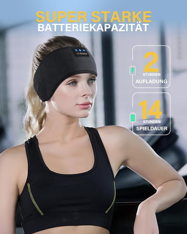 Thumbnail 4 de LC-dolida Schlafkopfhörer Bluetooth 5.4