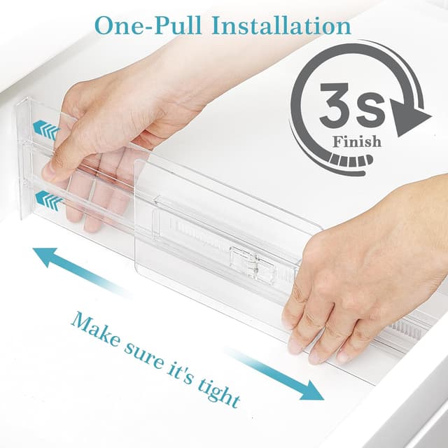 Thumbnail 4 de Vtopmart 12-Pack Drawer Dividers, 4" High ⚙