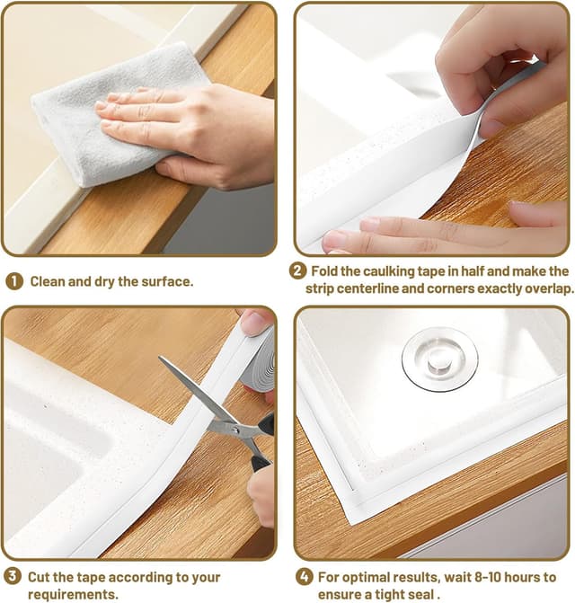 Thumbnail 6 de Fixmend Bath Sealant Strip 126in for Bathroom