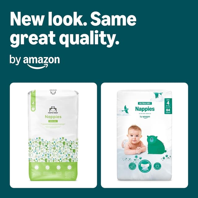 Thumbnail 1 de Amazon 84 Ultra Dry Nappies Size 4