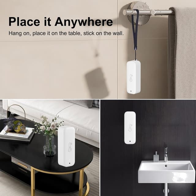 Thumbnail 5 de Termometro igrometro Wi‑Fi smart per temperatura e umidità 📟