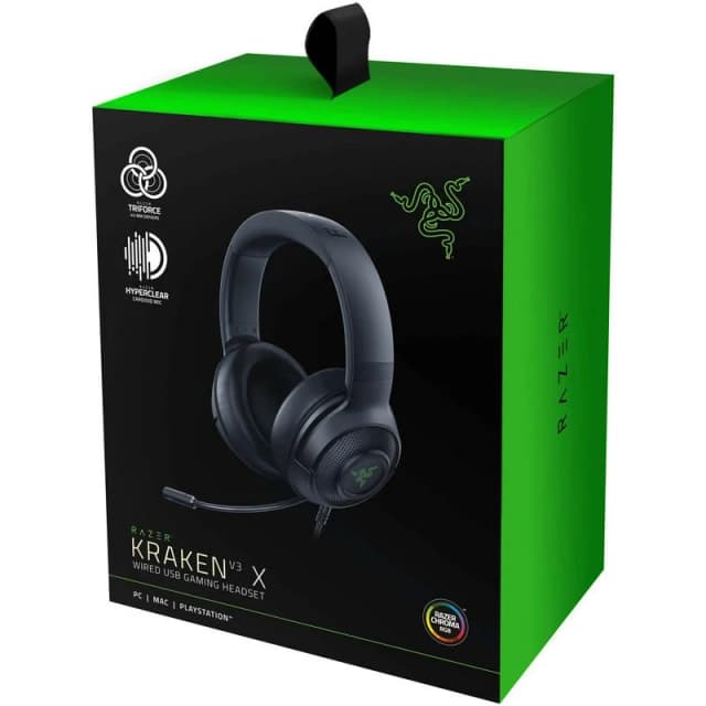 Detalle 1 de Razer Kraken V3 X Auriculares gaming USB 7.1 negras