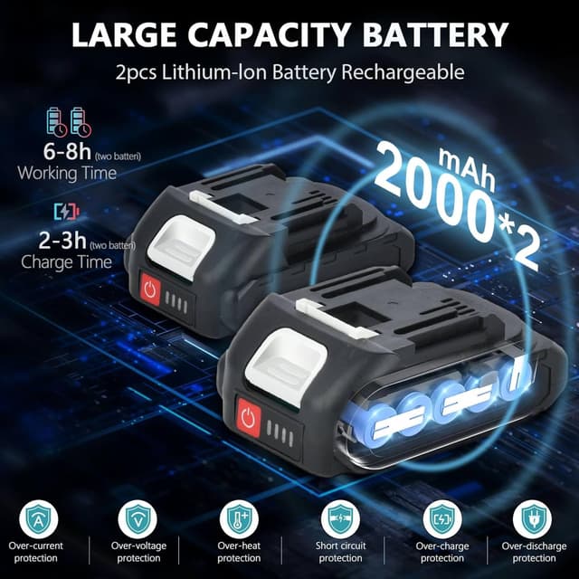 Thumbnail 3 de NUZEKY Tijeras de podar eléctricas 30 mm