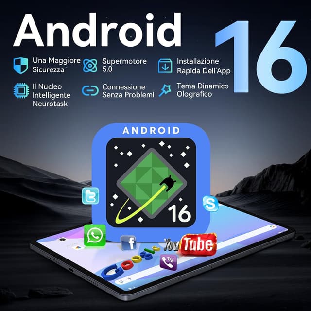 Thumbnail 2 de TABWEE T60 Tablet 12 Pollici con Tastiera