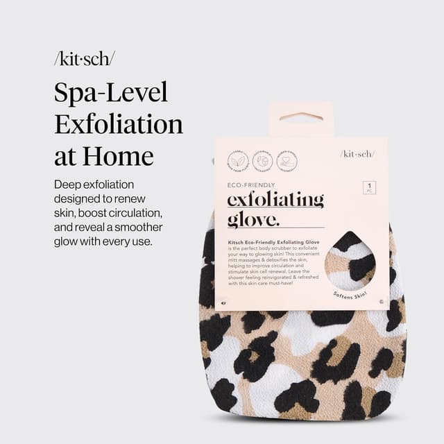 Detalle 2 de Kitsch Gant exfoliant coréen pour le corps (douche, bain) – élimination des peaux mortes