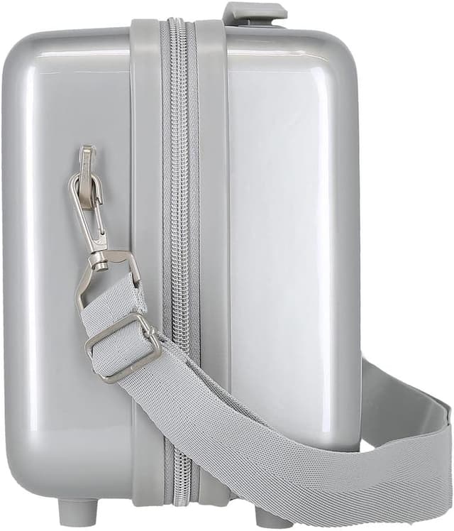 Detalle de Trousse de toilette adaptable Disney 100 Stitch grise en ABS (29 x 21 x 15 cm)