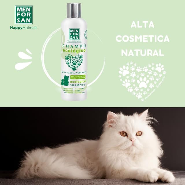 Thumbnail 6 de MENFORSAN Mildes Bio-Katzenshampoo 300 ml 🐱