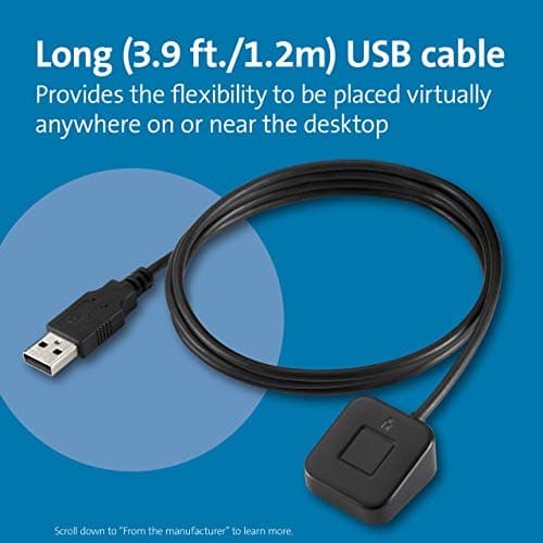 Detalle 2 de Kensington K62330WW - Lector Huella Dactilar VeriMark 🖐