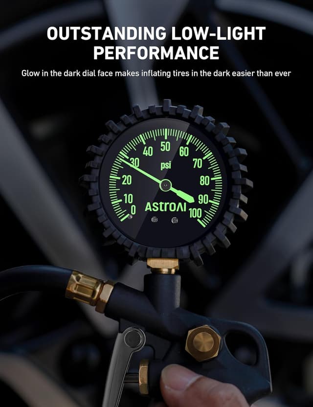 Detalle 2 de AstroAI Tire Pressure Gauge 100 PSI
