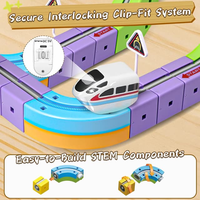 Thumbnail 3 de Track Fusion 3D Cube Train Set