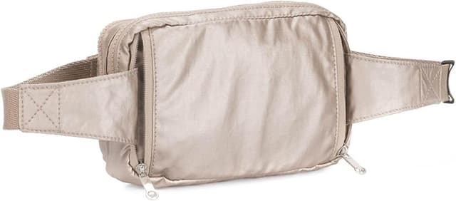 Detalle de Kipling Abanu Multi bandolera pequeña convertible — Metallic Glow