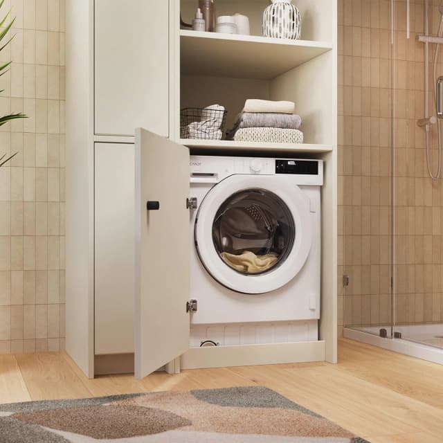 Detalle 2 de Candy BC449M4D8J-S lavadora integrable reacondicionada (9 kg, motor Inverter, 1.400 rpm)