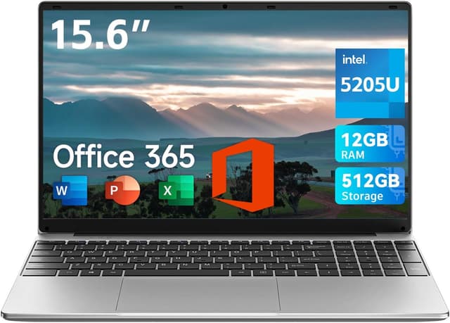 Detalle de Jumper 15.6-inch laptop with Office 365 (12GB RAM, 512GB storage) for business and students