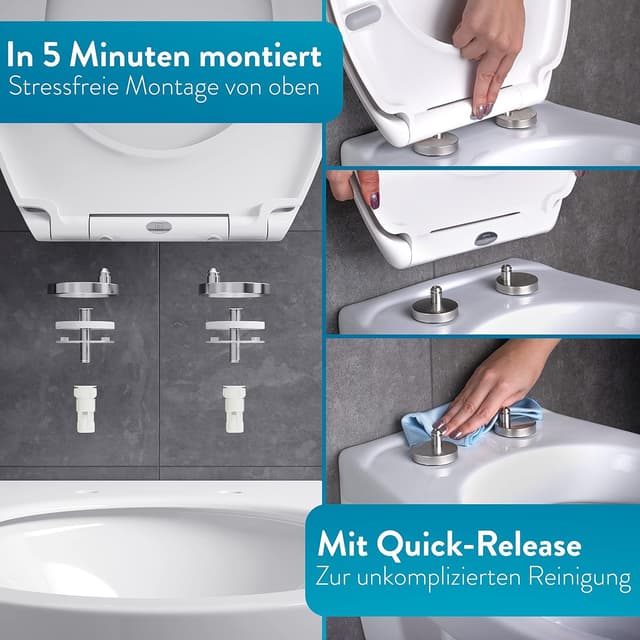 Thumbnail 6 de Benkstein Toilettendeckel oval mit Absenkautomatik