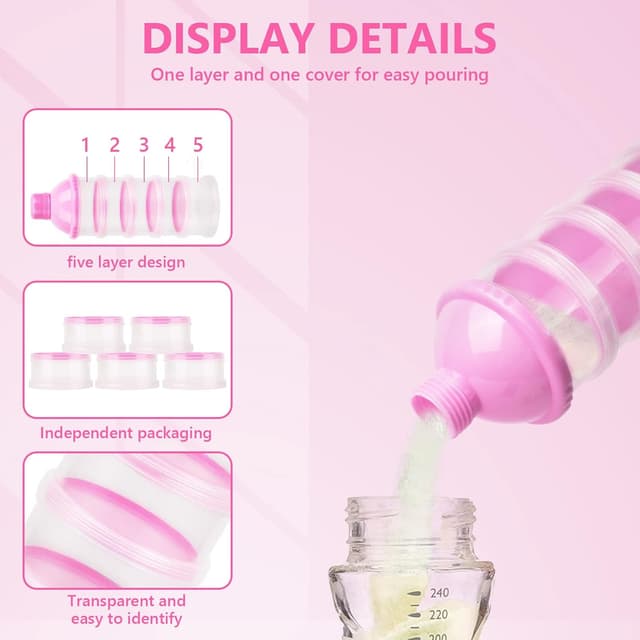 Thumbnail 4 de Vicloon Milk Powder Dispenser 2-Pack