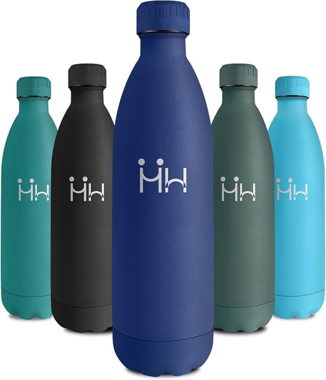 Detalle de Garrafa Térmica 1L botella de acero inoxidable doble pared