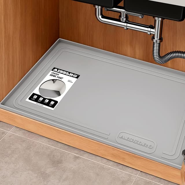 Detalle de Aisslro Under Sink Mat 22 x 19 🧽