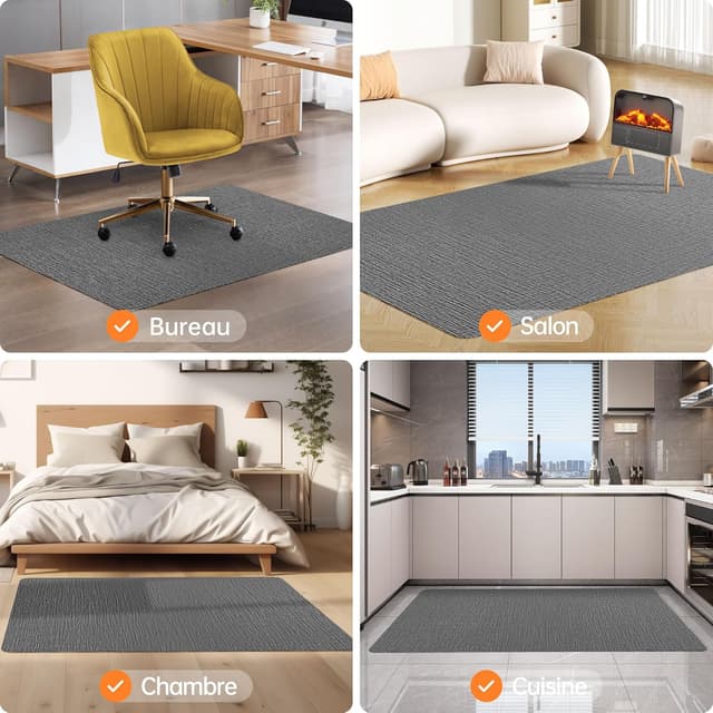 Thumbnail 4 de HOMEK Tapis Chaise de Bureau 75x120 cm đź§ľ