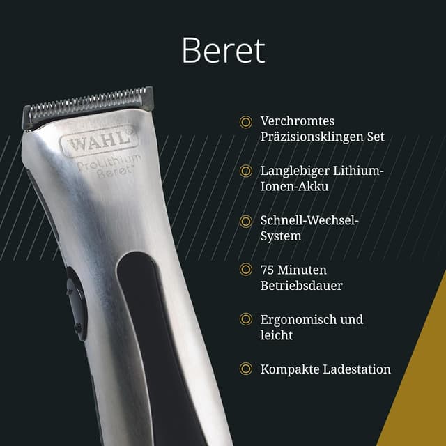 Detalle 2 de Wahl ProLithium Beret Haarschneidemaschine 75 Min Akku