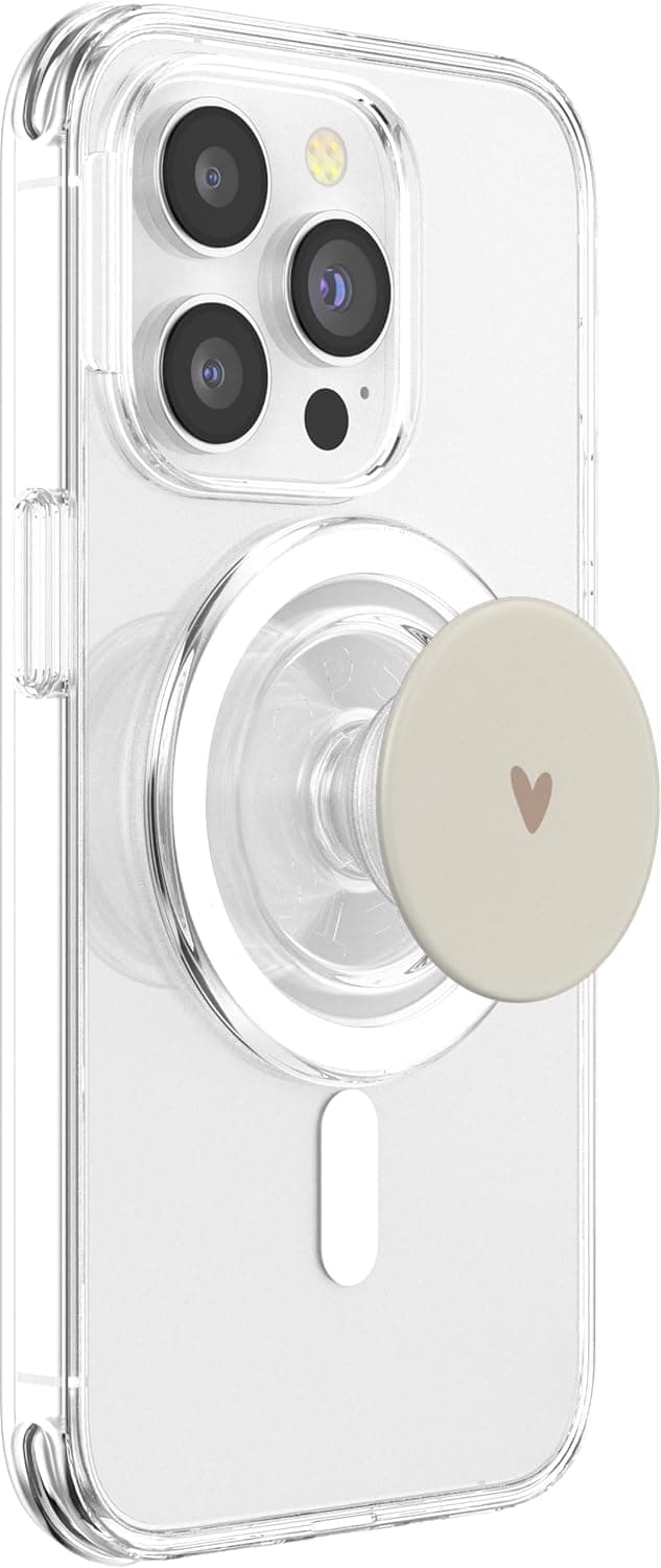 Thumbnail 3 de Cœur Minimaliste PopSockets MagSafe Marron Moka