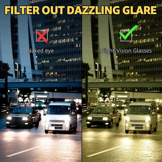 Thumbnail 2 de Myiaur Night Vision Glasses Yellow lenses for safer driving 🕶