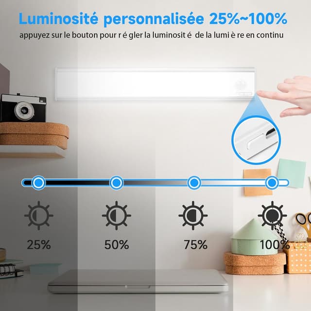 Thumbnail 2 de Haokiang Luz Led con sensor de movimiento 24cm