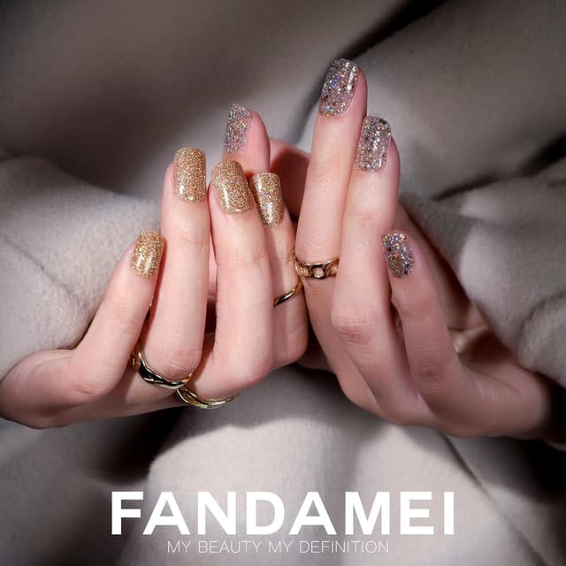 Detalle de FANDAMEI 576PCS Press On Nails 24 Colors đź’…