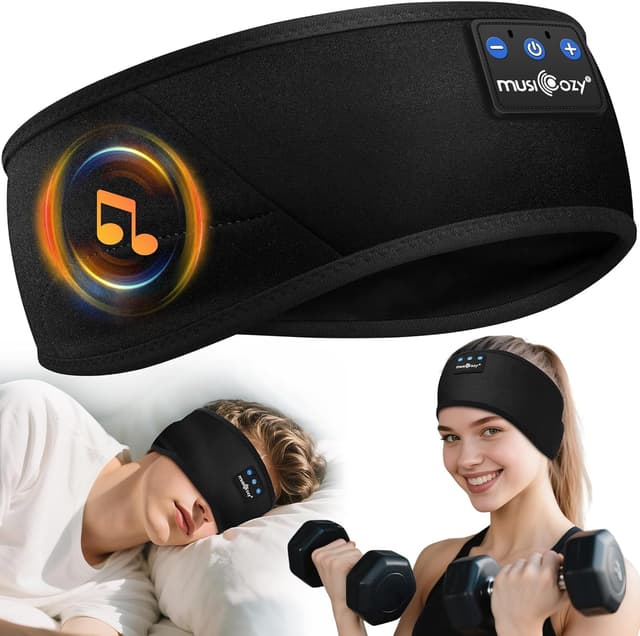 Detalle de MUSICOZY Sleep Headphones 16H headband