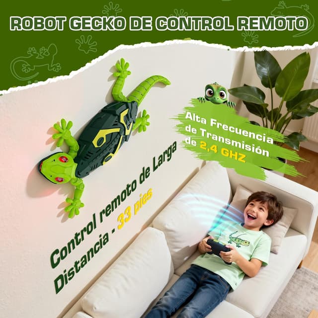 Thumbnail 1 de Yidoroye Gecko Trepador lagarto teledirigido 10 m