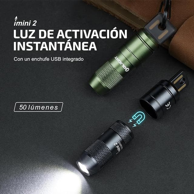 Detalle 2 de OLIGHT IMini 2 linterna 50 lúmenes 55 mm