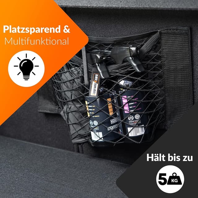 Thumbnail 3 de Upgrade4cars Kofferraum Netztasche Klett 40x25 cm