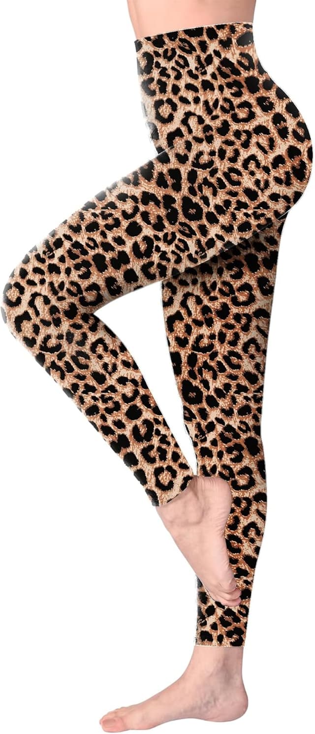 Detalle de SINOPHANT High-Waist Leggings für Damen mit Bauchkontrolle – blickdichte Sport- & Yoga-Leggins