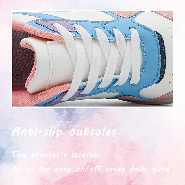 Detalle 2 de VLOOKST Women Retro Gum Sole Trainers