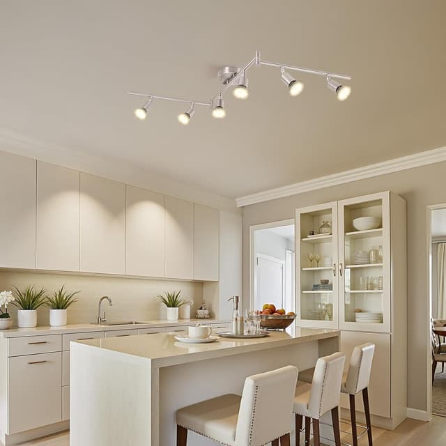 Thumbnail 6 de Ketom Deckenstrahler LED 6 Flammig Silber