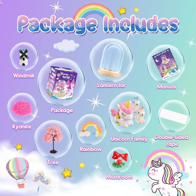 Thumbnail 1 de Dislocati Unicorn Craft Kit for Girls 3โ9 ๐ฒ