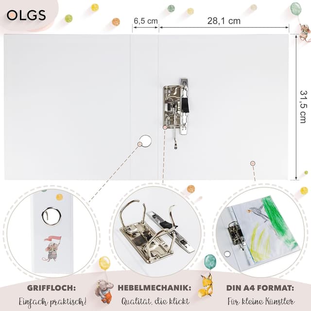 Detalle 2 de Meine Kindergartenzeit Sammelordner mit DIN A4