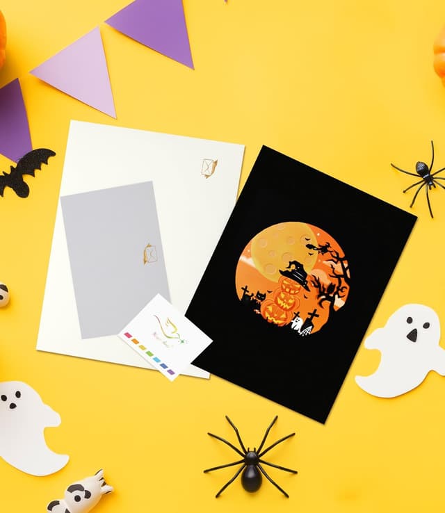 Detalle 2 de Halloween Pop Up Card for Kids, 3D