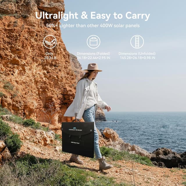 Thumbnail 1 de 400W Foldable Solar Suitcase ⚡