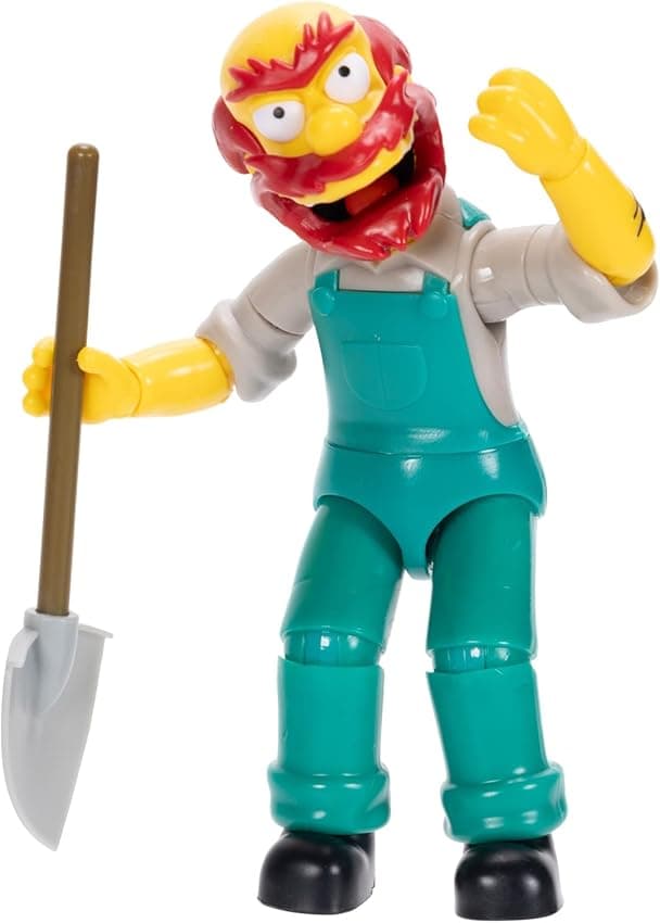 Thumbnail 1 de Los Simpsons - Figura Groundskeeper Willie Articulada 13 cm 🎉