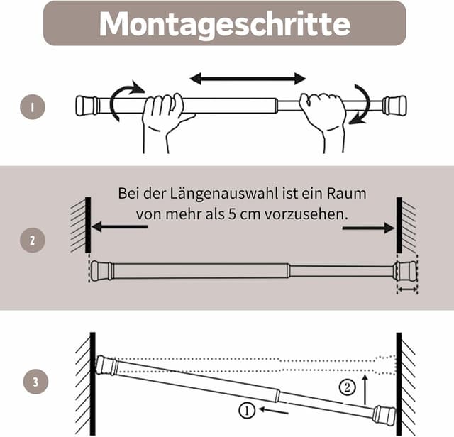 Detalle 1 de GDEVKHN tringle extensible 30-45 cm