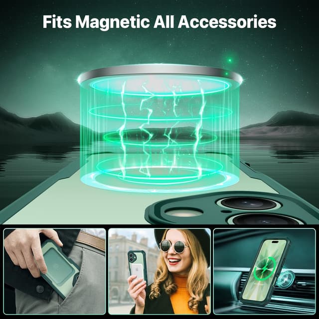 Detalle de CENHUFO iPhone 17 privacy case 6.3in