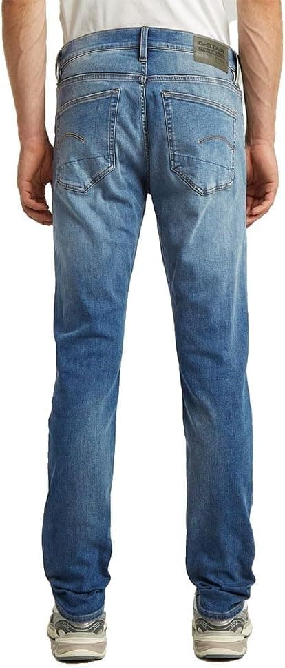 Detalle 2 de G-Star Herren 3301 Slim Jeans mit Knopfverschluss und 5 Taschen