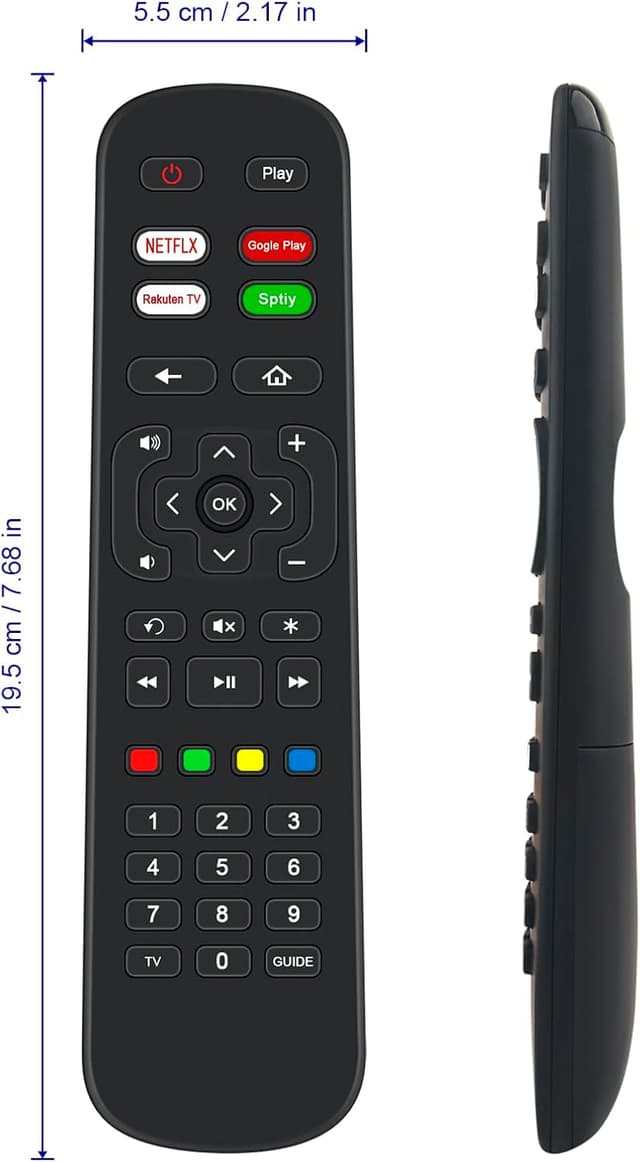 Thumbnail 5 de EN3A38 replacement remote for Hisense TVs