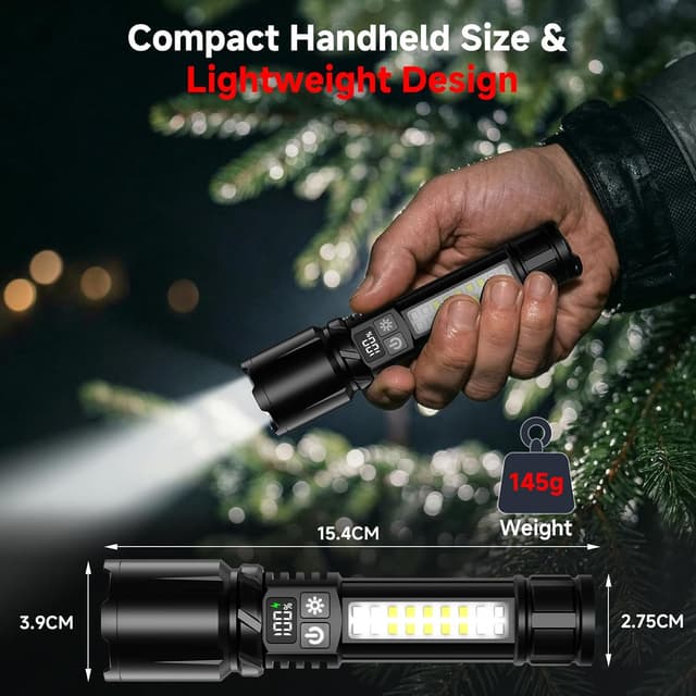 Thumbnail 6 de Shadowhawk 2 Pack LED Torch, 2200LM
