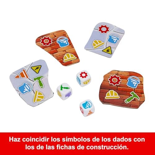 Detalle 1 de Mattel Games Castores Constructores juego de mesa familiar para +6 años 🎲